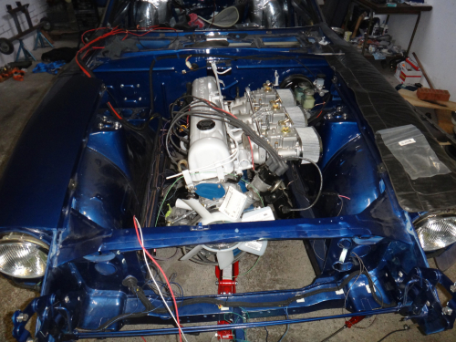 240Z Motor Einbau 4